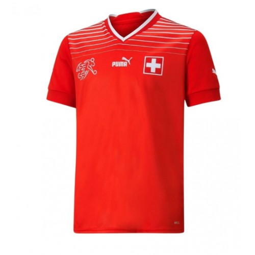 Schweiz Xherdan Shaqiri #23 Replika Hjemmebanetrøje VM 2022 Kortærmet